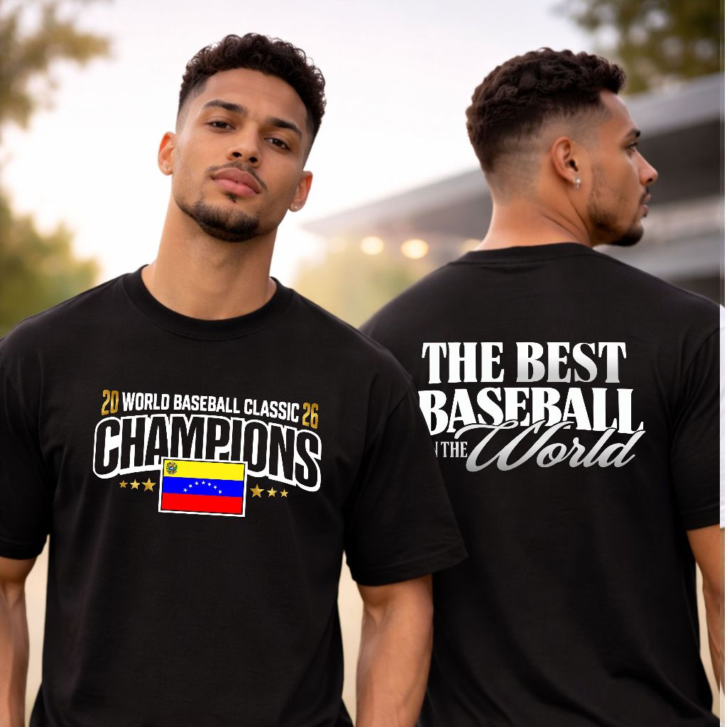 Camiseta World Baseball Classic 2026 - Venezuela Campeon