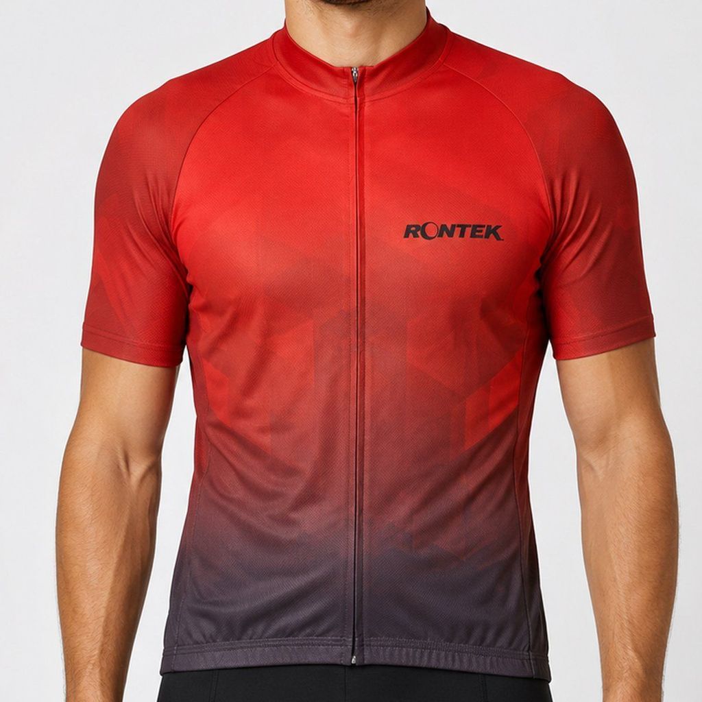 Camisa de Ciclismo Rontek Classic Vermelha