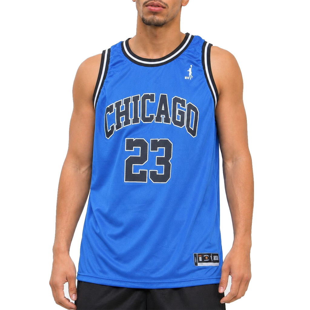 Regata Basquete M10 Classic Chicago 23 Azul Celeste