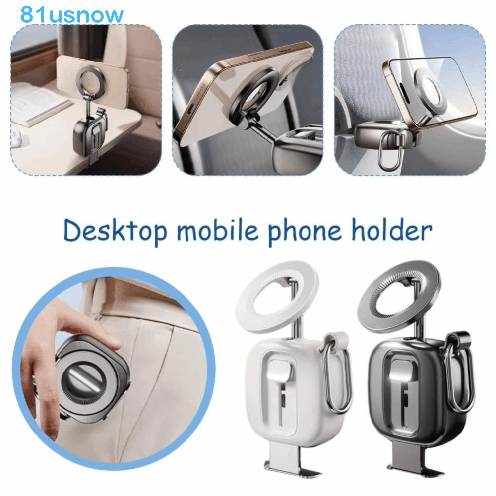 Suporte Para Telefone , 720 ° Dobrável Ajustável Com Rotação , Braçadeira Portátil No De Viagem