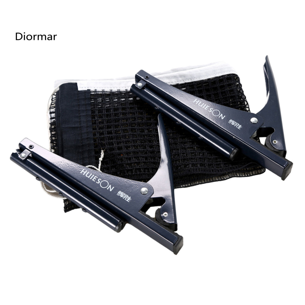 Table Tennis Net with Rope Adjustment Group Entertainment Portable Post Kit – Easy Screw Clip-on Installation for 4cm