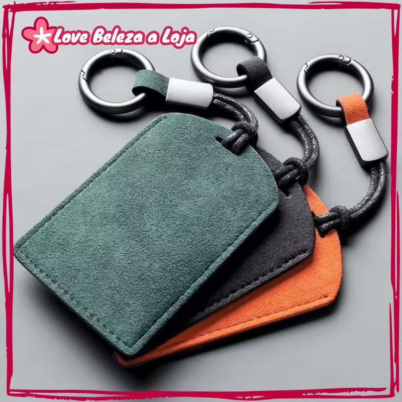 LOVEGOSHOP PVC NFC Titular Do Cartão Com Flip Top Para Carro Veludo Protetor Portátil 2 Armazenamento De Ideal Chaves E