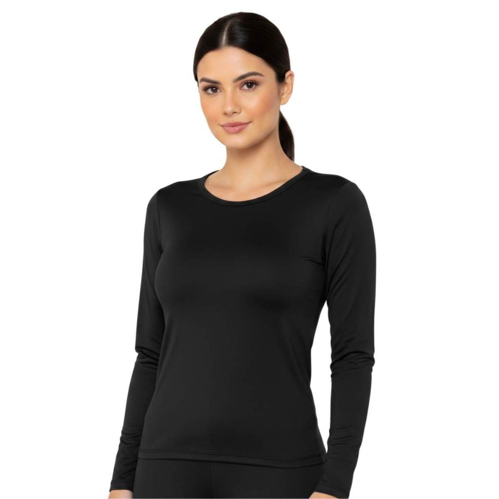 Blusa Térmica Feminina Segunda Pele Inverno Comfort Peluciada Básica Lisa