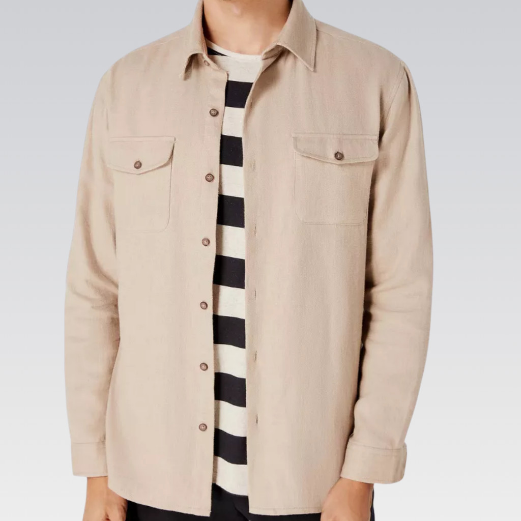 Camisa Hering Masculina Manga Longa Comfort Algodão Rami