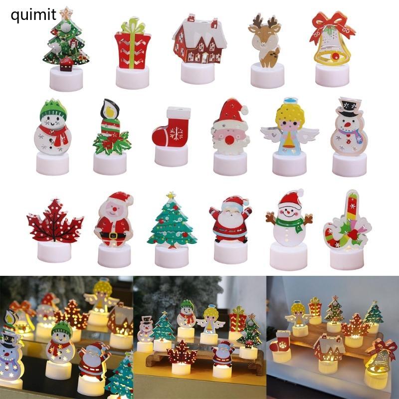 QUIM Flameless LED Light Creative Lights Lâmpada Eletrônica Para O Natal