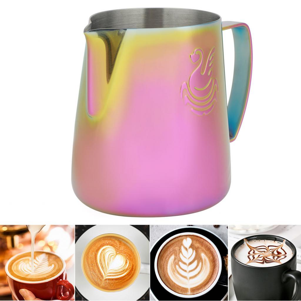Milk Jug  Coffee Cup Colorful Appearance Accessory for Latte Art Cafe Home
