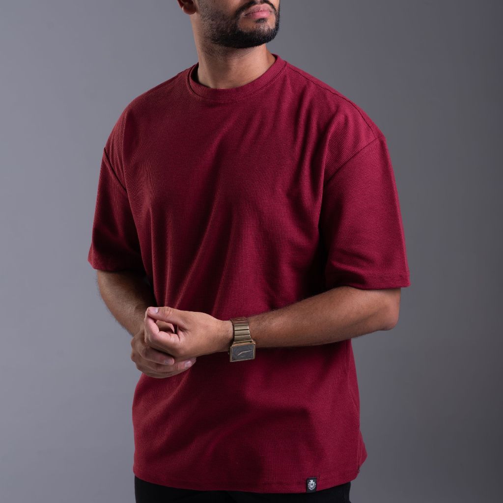 Camiseta Oversized Texturizada Masculino (diferenciada) Camisa Luxo Larga Plus Size