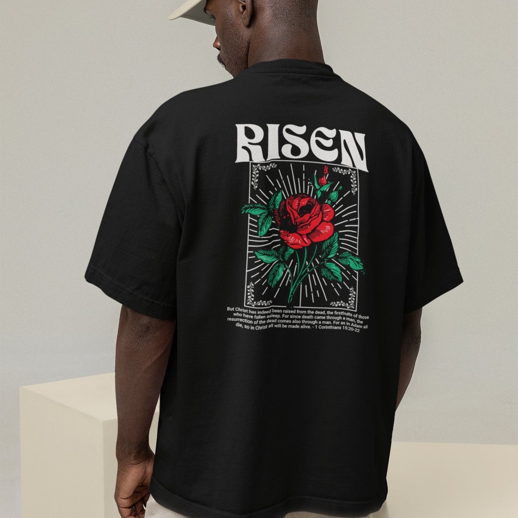 Camiseta Oversized Plus Size Cristã Católica Gola Alta Streetwear Algodão ROSA 425
