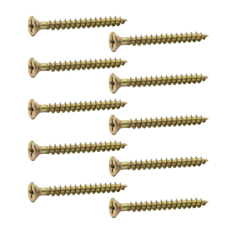 Pacote 200 Parafusos Rosca Integral  Fenda Phillips Para MDF 5x35mm