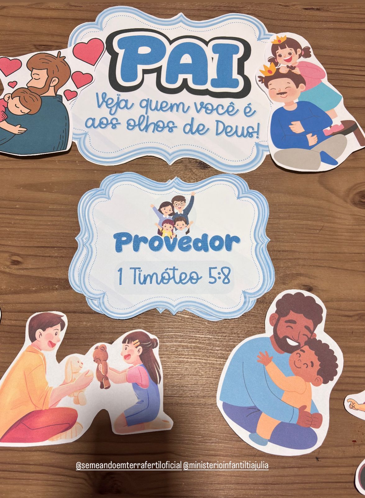 ✨ Espelho de Afirmações Bíblicas para o Dia dos Pais