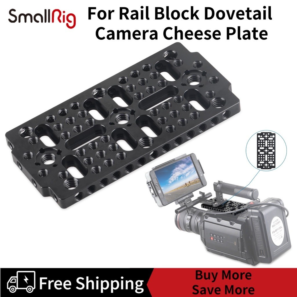 Placa De Comutação SmallRig Multiuso Para Bloco De Trilho Queijo Câmera Dovetail 1681