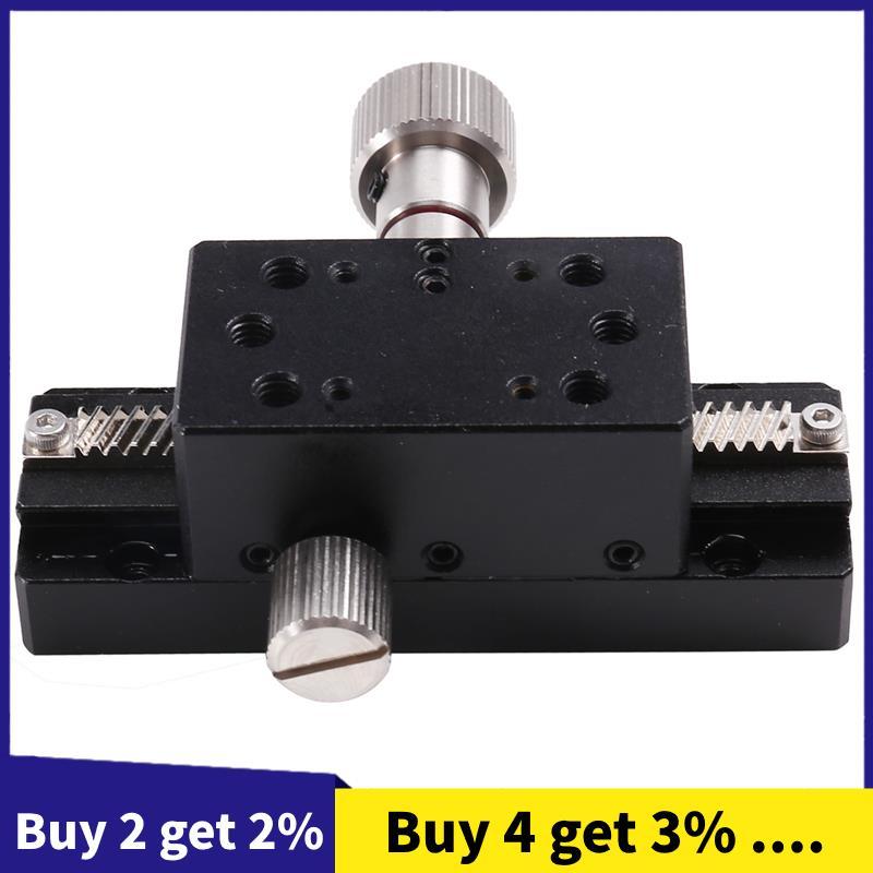 X-Dovetail Groove 50mm Mesa De Palco De Deslocamento De Ajuste Fino Para Processo Industrial