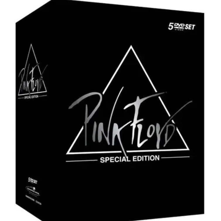 Box Pink Floyd Special Edition 5 DVDs Shows e Documentários Rock Clássico