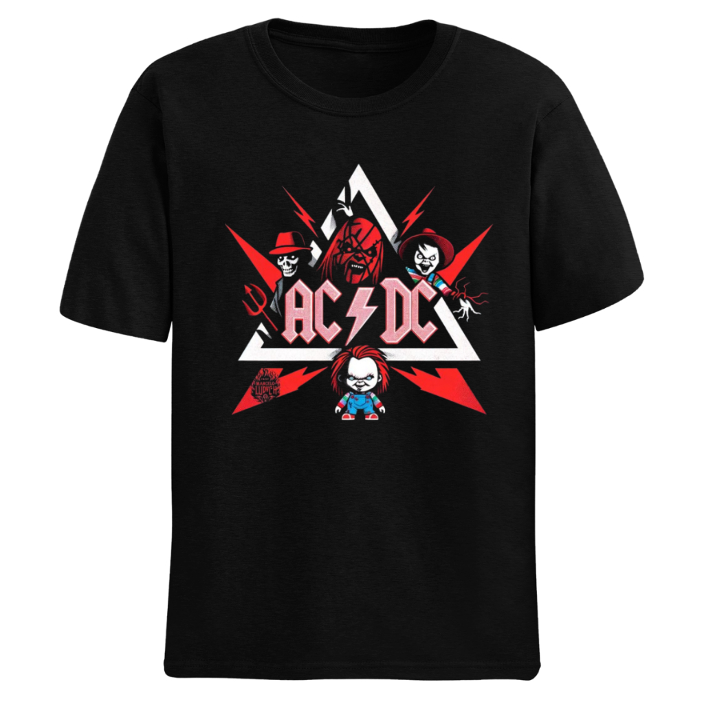 Camiseta AcDc Banda Rock Show Camisa Estampado 100% Algodão Unissex