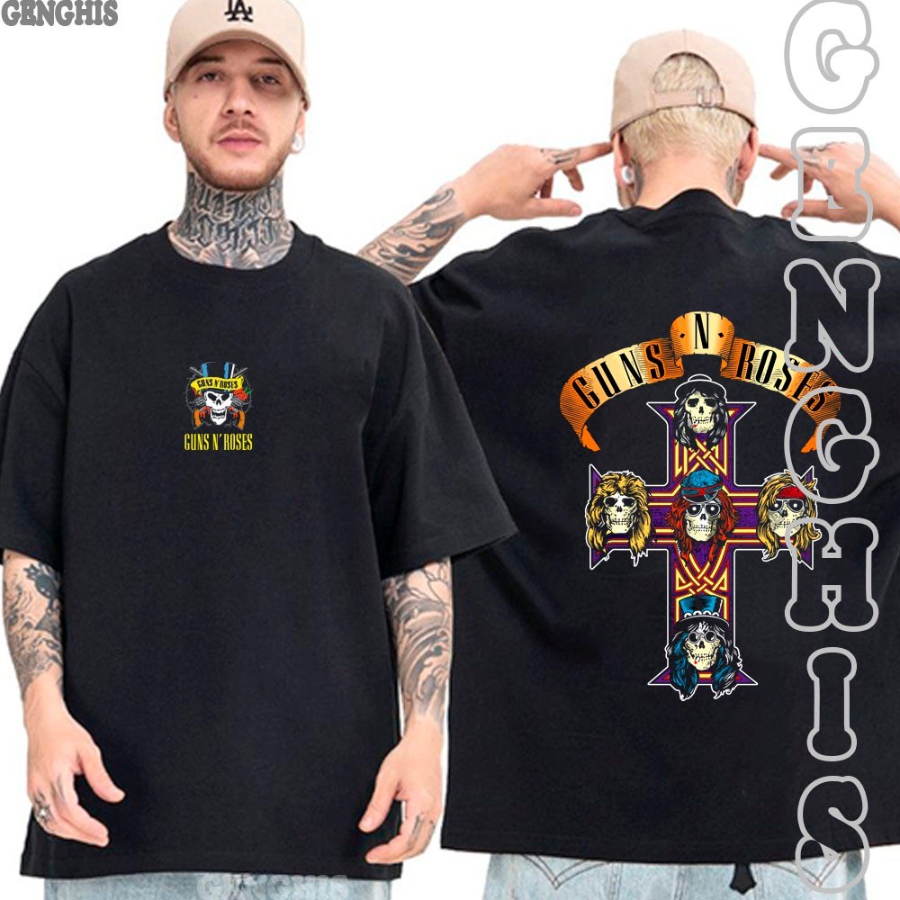 Camisa Guns N' Roses Camiseta Banda Rock 100% Algodão Show Da banda