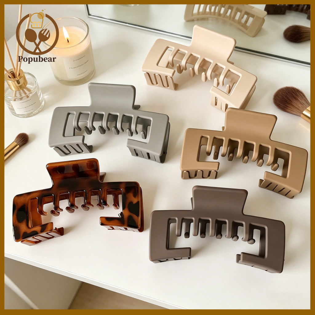 Hair Clip for Curly Strong Hold Non-slip Claw for Women – Hollow Tooth Design Big Size Accessory Perfect for Thick Dur