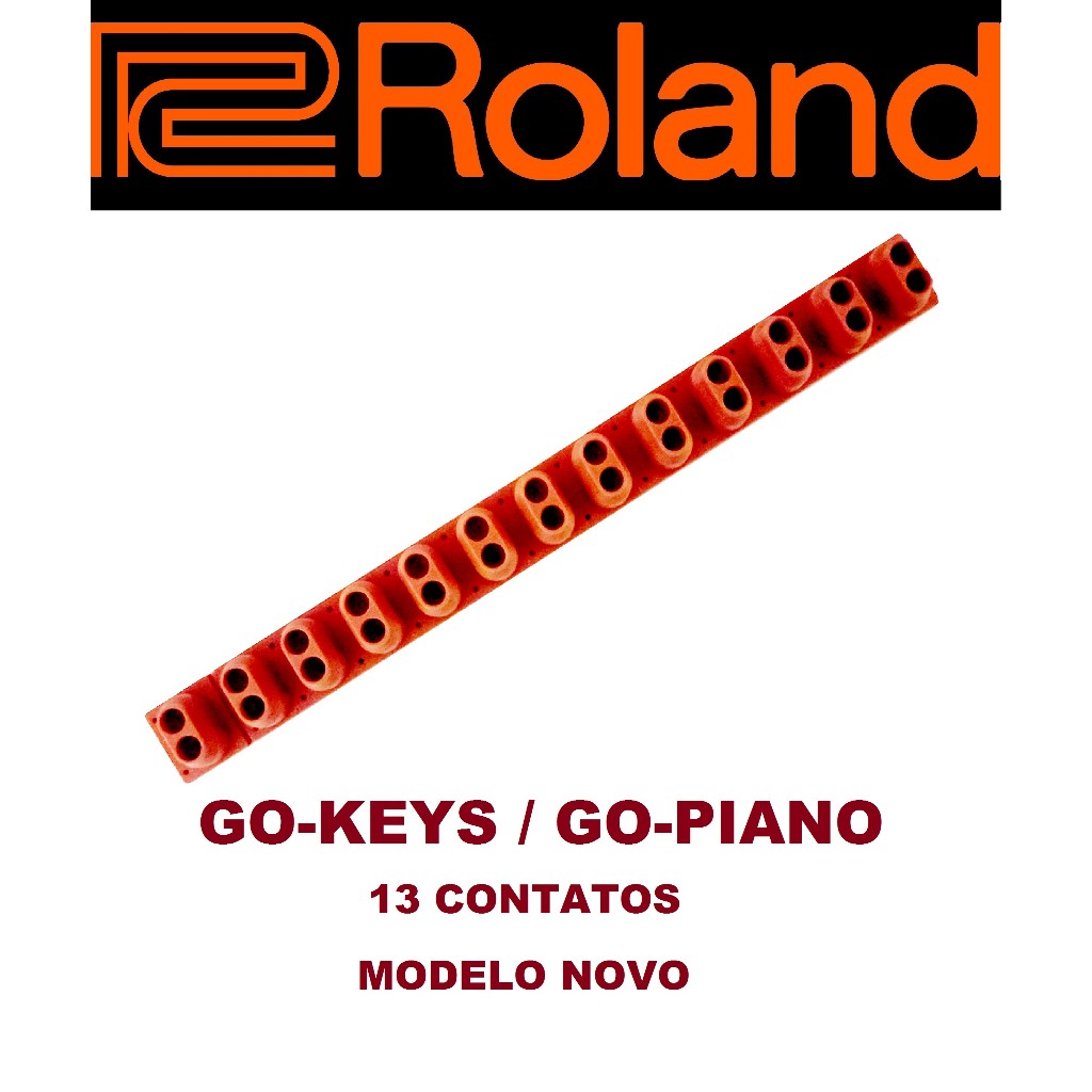 Borracha Roland Go Piano Go Keys Piano Go 13 Contatos Nova Original