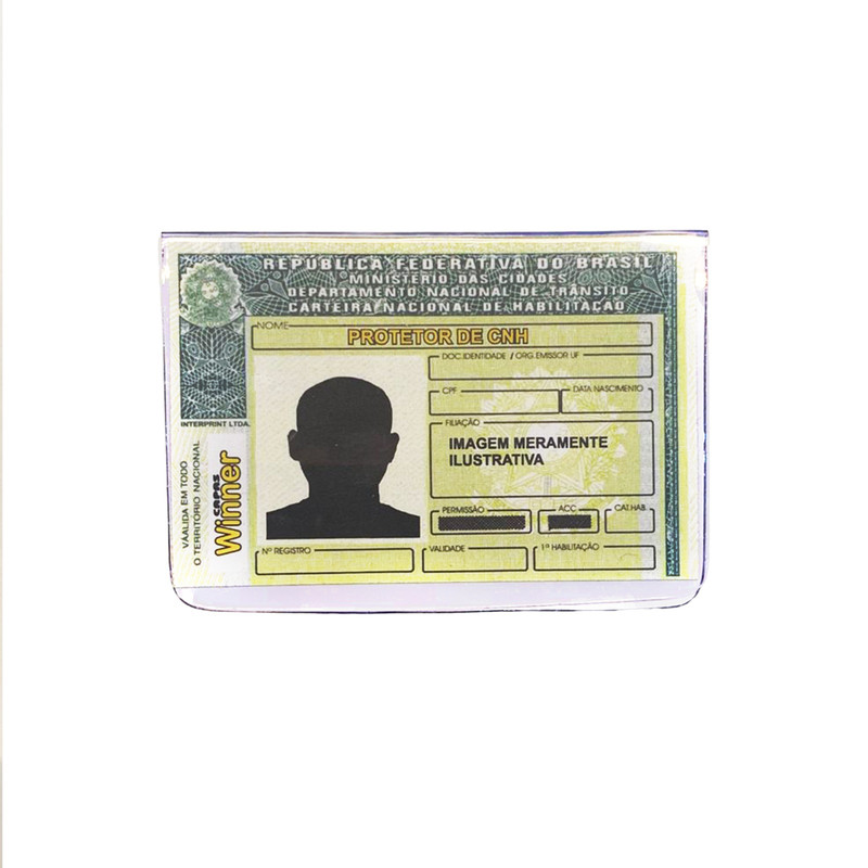 Toploader Thick Card Protetor De CNH Documento Habilitação Top
