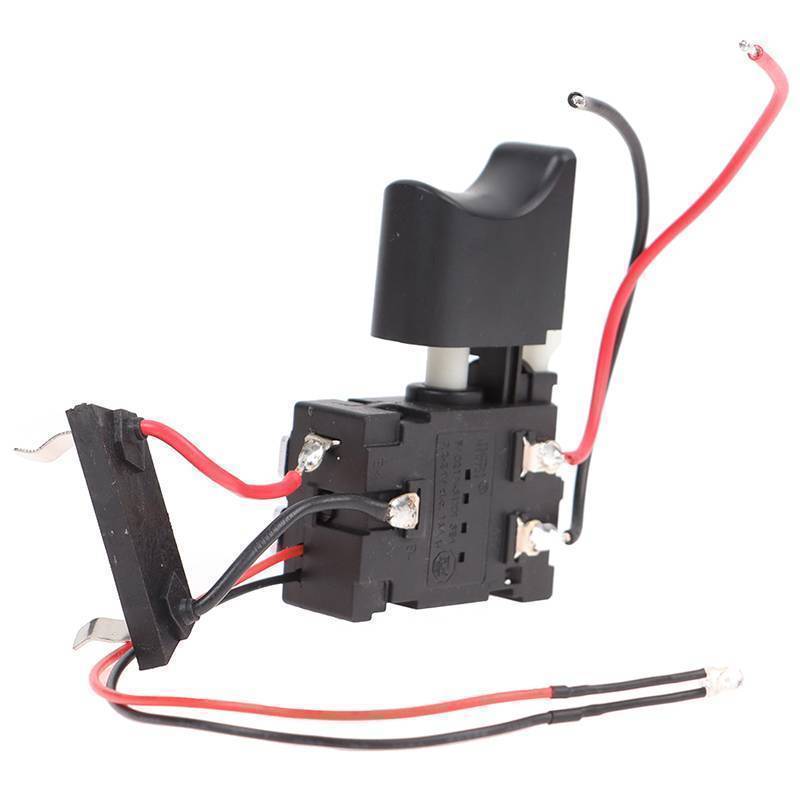 SS Electric Broca Interruptor De Gatilho De Botão De Controle De Velocidade À Prova De Poeira DC12V BR