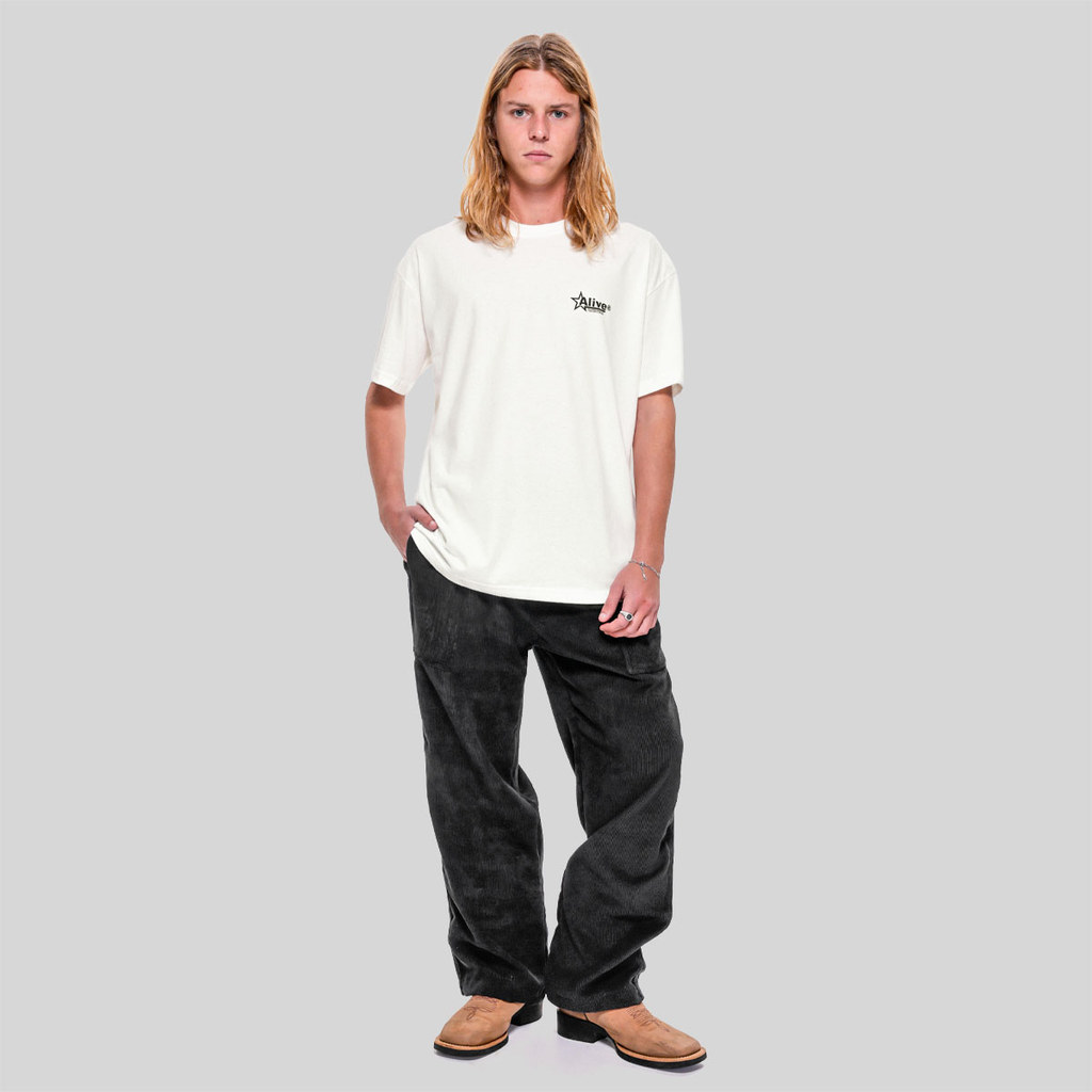 Camiseta Alive Clássica Arrive Off White - Texas