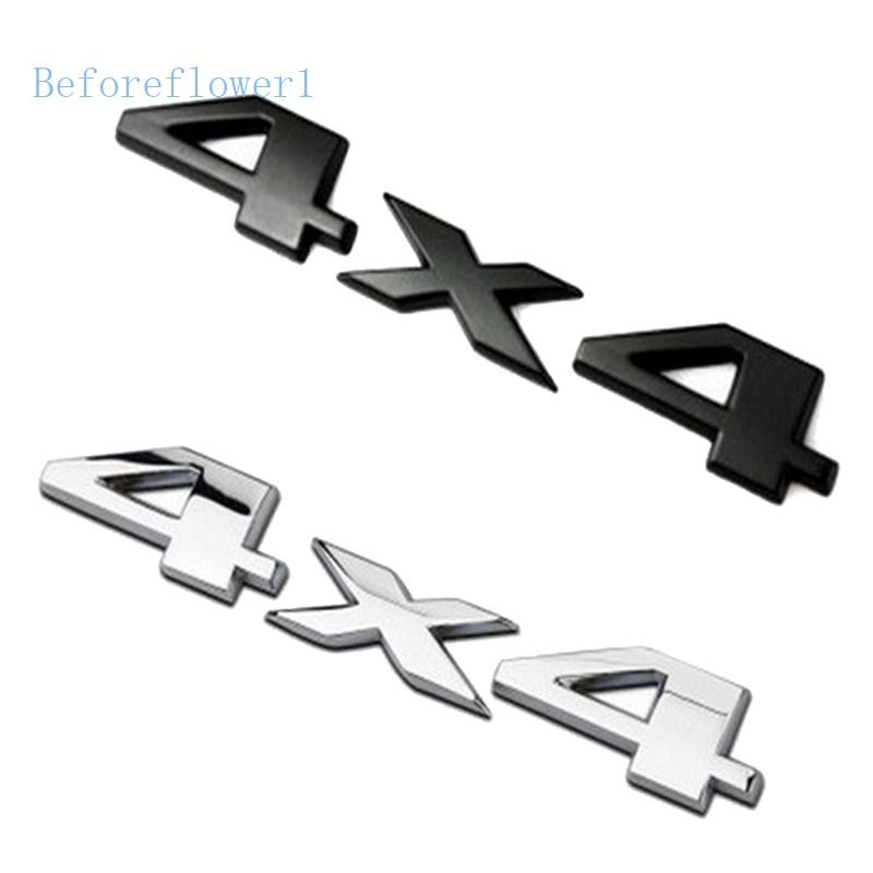 BEFO Car Adhesive Tailgate Emblem 3D Insert Metal Decals Weather Resistant