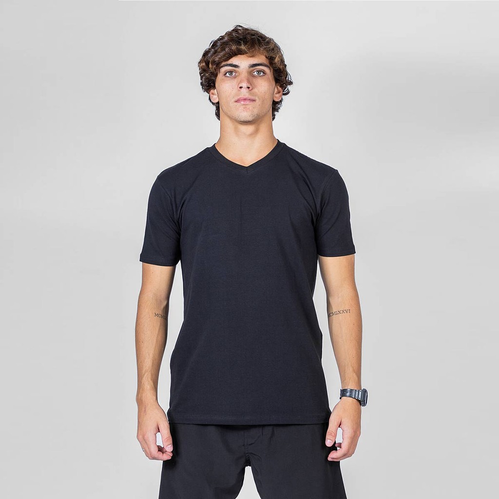 Camiseta Nicoboco Stretch Giudecca Preta