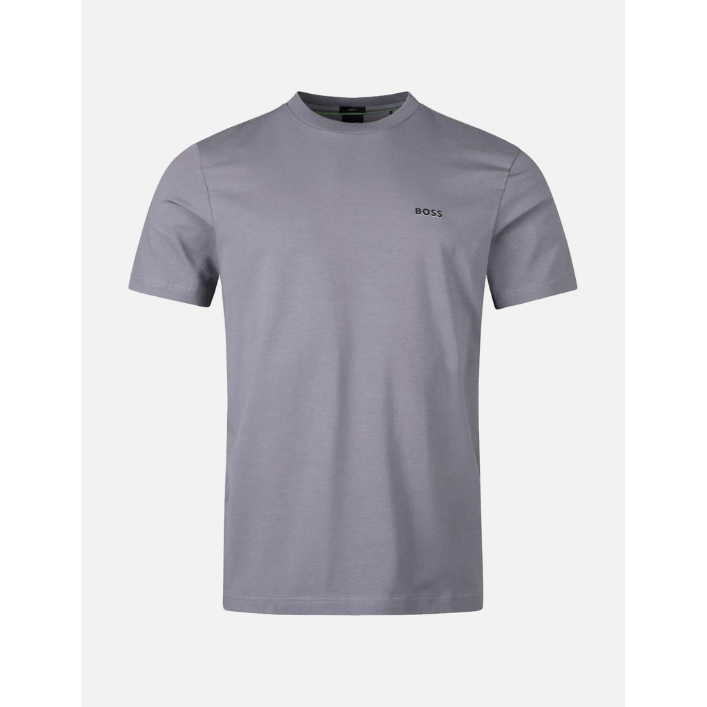 Camiseta Hugo Boss Masculina Regular Fit Stretch Tee 036 Cinza