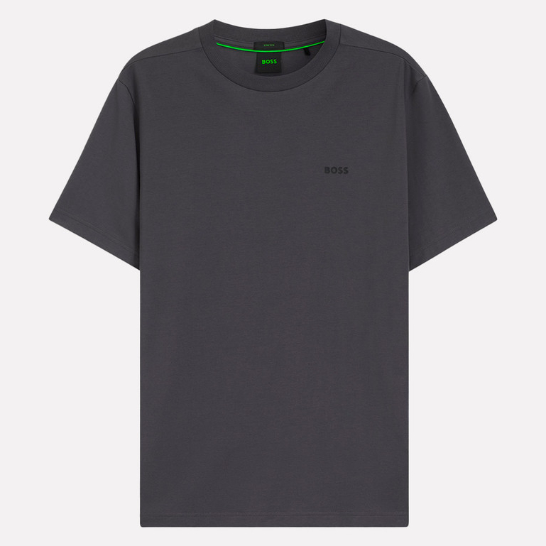 Camiseta Hugo Boss Masculina Regular Stretch Tee 071 Chumbo
