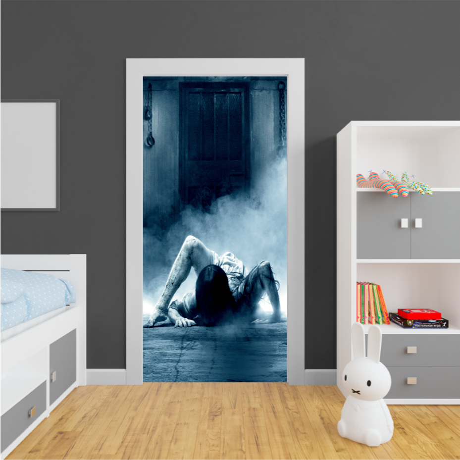 FILME: CHAMADO DCO.001, ADESIVO PARA PORTA,PAREDE, terror, HALLOWEEN