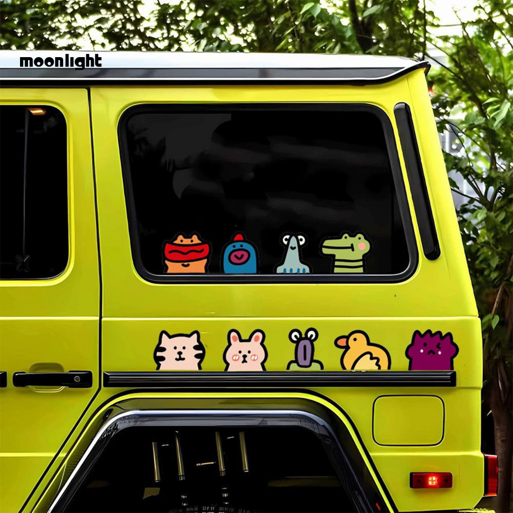 Cute Car Stickers Cartoon Scratch Cover Decals for Auto Motorcycle Funny Vinyl Vehicle Decoration Waterproof and Durable