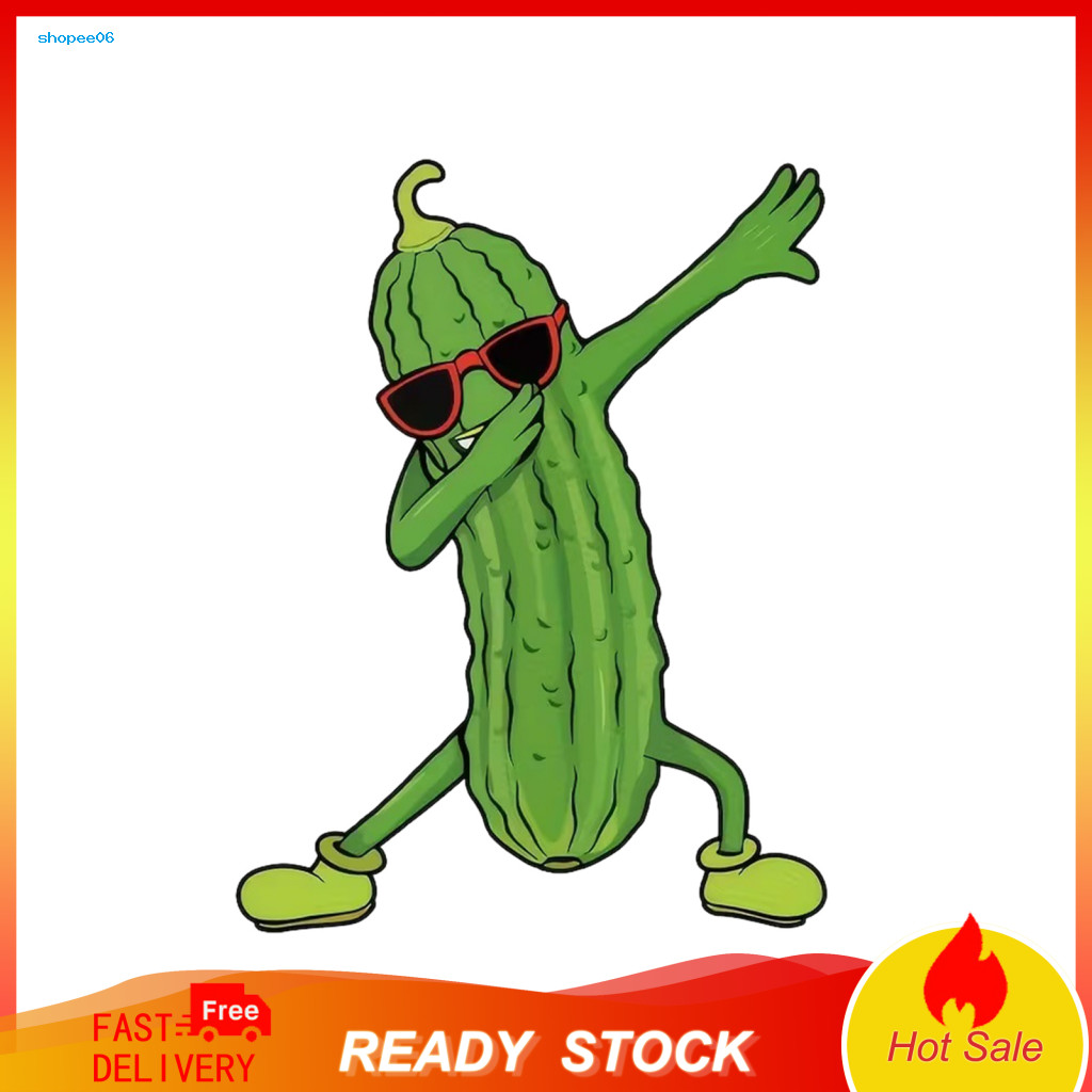 Car Stickers Sun-proof Funny Bitter Melon Sticker Waterproof Vinyl Decal for Motorcycle Vehicle Bumper – Humorous Grap