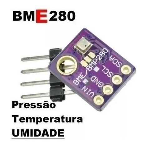 Sensor Bme280 Pressão Temperatura E Umidade Gy-bm