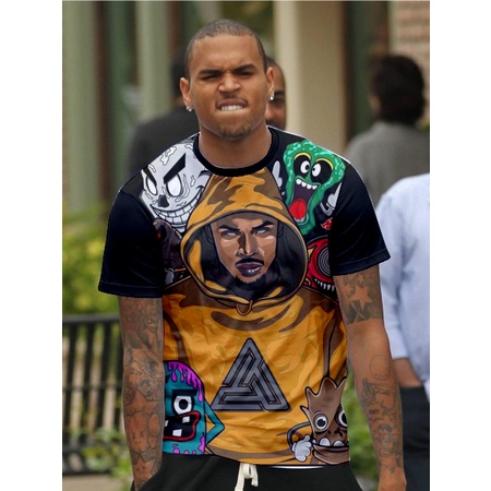 Camiseta Camisa Chris Brown Breezy Hiphop