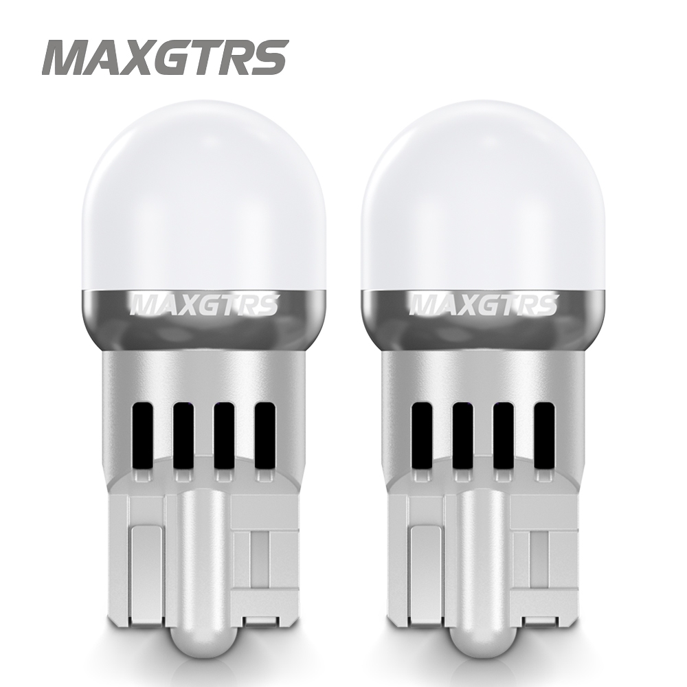 MAXGTRS T10 W5W 194 168 Luz Suave 2SMD 3030 LED Para Leitura Interior Placa De Licença Cúpula Porta Substituição Blub Br