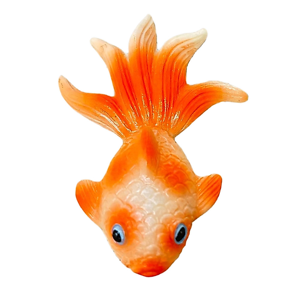 Realistic Sea Aquarium Ornaments Goldfish Dolphin Turtle Octopus Floating Fish Tank Decor Creature Figurines for Beautif