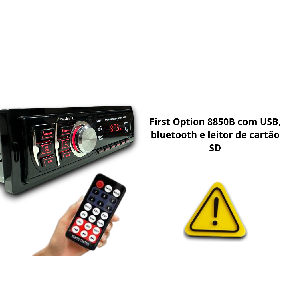 Rádio De Carro Para Celta Com Bluetooth, Pendrive, USB