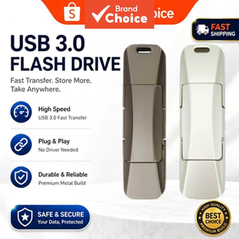 Tipo-C USB 3.0 Pen Drive de Metal SomnAmbulist OTG Duplo 16GB 32GB 64GB 128GB Backup de Dados de Alta Velocidade para PC
