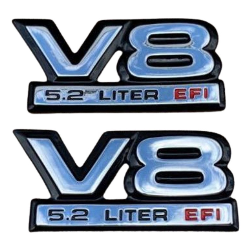 Cherokee , Emblema V8 Grand Cherokee 5.2 Liter Efi ( Par)