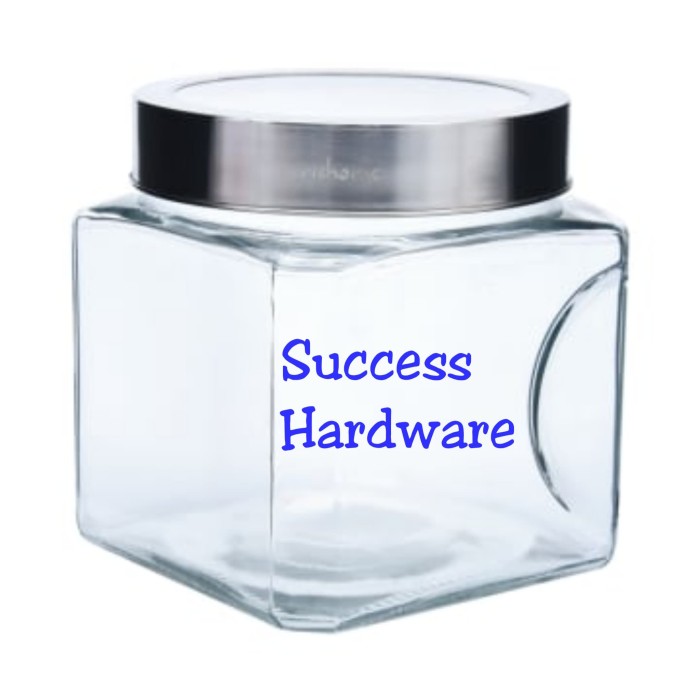 KRISHOME Vidro JAR 1L Armazenamento 1 LITER CLEAR