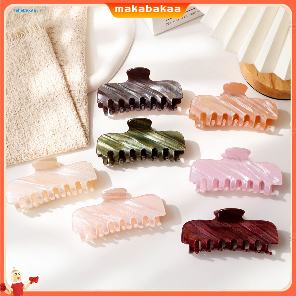 Pearlescent Hair Claw Clip for Women – Non-slip Strong Hold Accessory Elegant Decorative Styling for Wear Perfect for