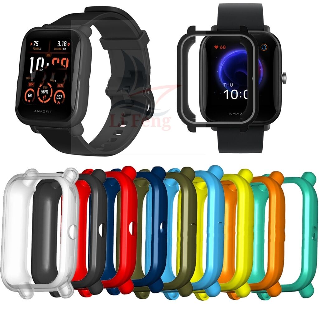Capa Bumper Protetor Silicone Tpu Aberta Amazfit Bip U Pro BIP / BIP LITE E Gts2 Mini