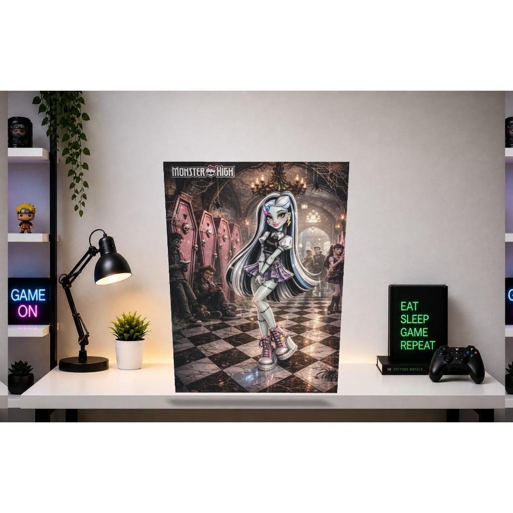 Placa Decorativa Monster High 20x30 MDF Brilho Premium