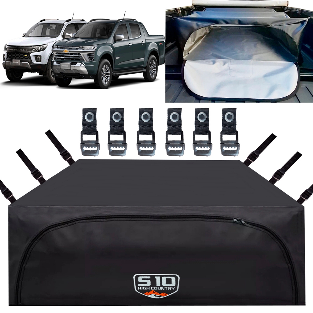 Bolsa Caçamba Chevrolet S10 High Country Caçamba Inteira 733 Lts Premium Instala Sem Furar