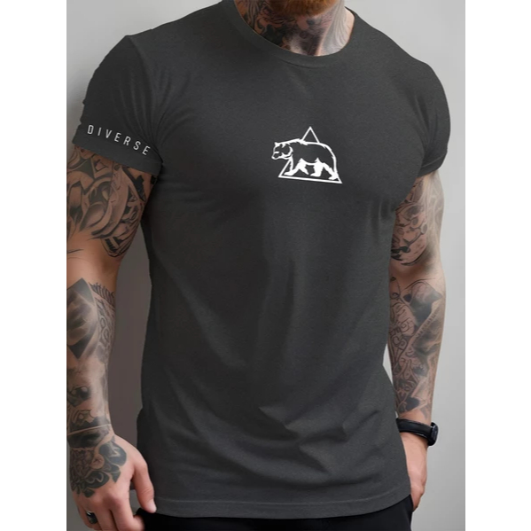 Camiseta DIVERSE ESTILOS Masculina Street Wear Camisa 100% Algodão