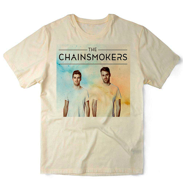 Camiseta Algodao The Chainsmokers Musica Eletronica Banda Unissex