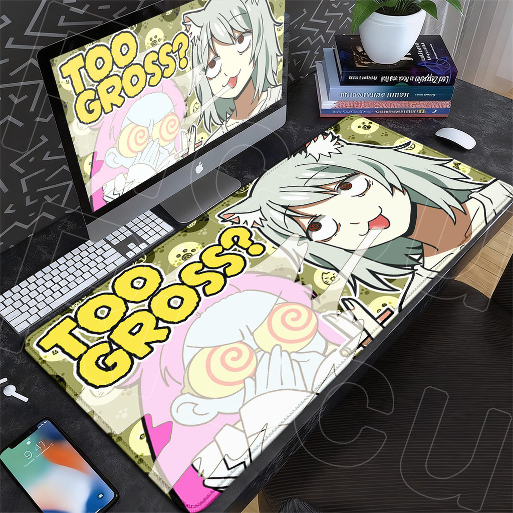 Almofadas De Mesa Para Teclado De Laptop Com Borda De Bloqueio , Acessórios Jogos De PC , Chainsmoker , Gatos , Anime ,
