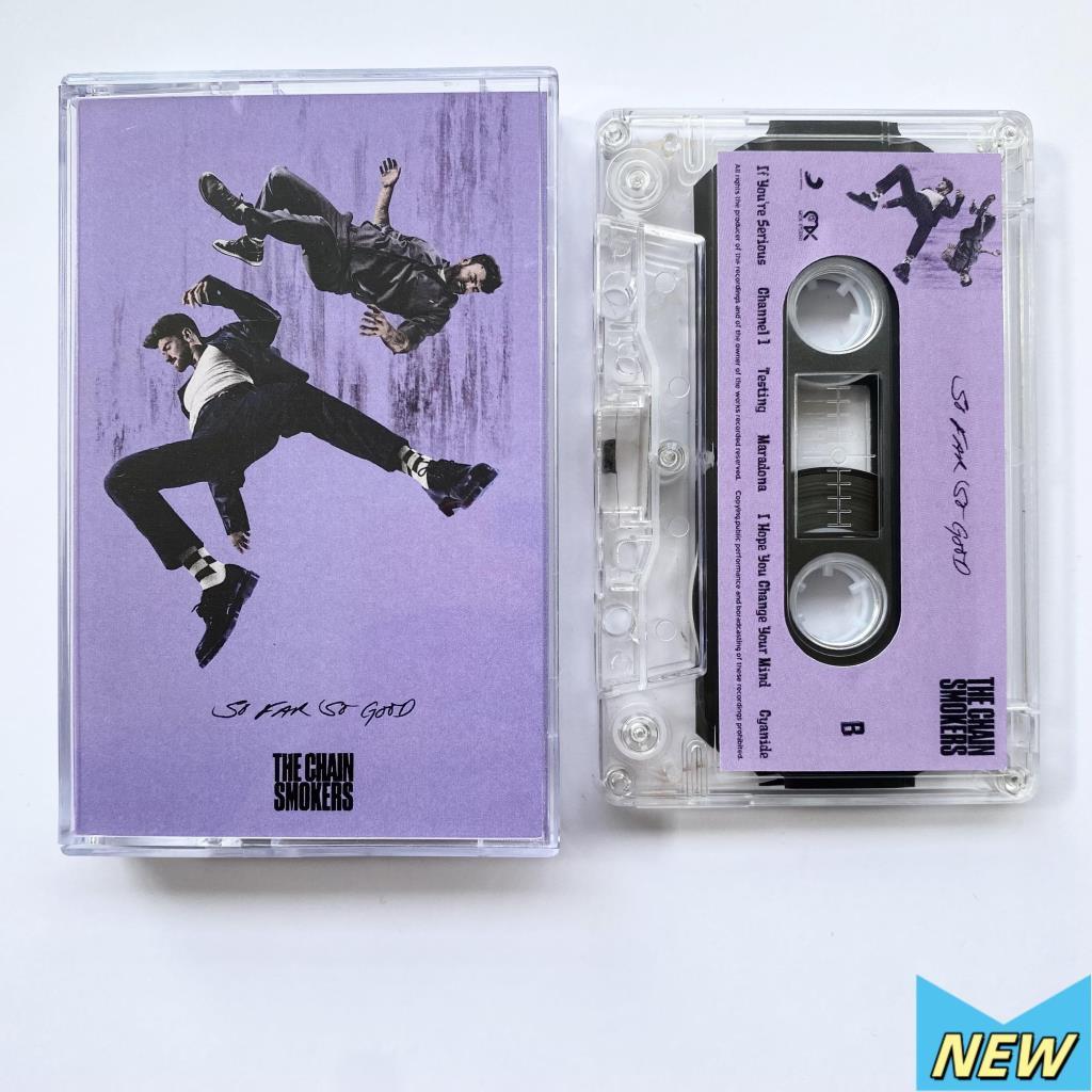 The Chainsmokers So Far so Good Fita K7 Cassette Tape Brand New Lacrado Original XPT