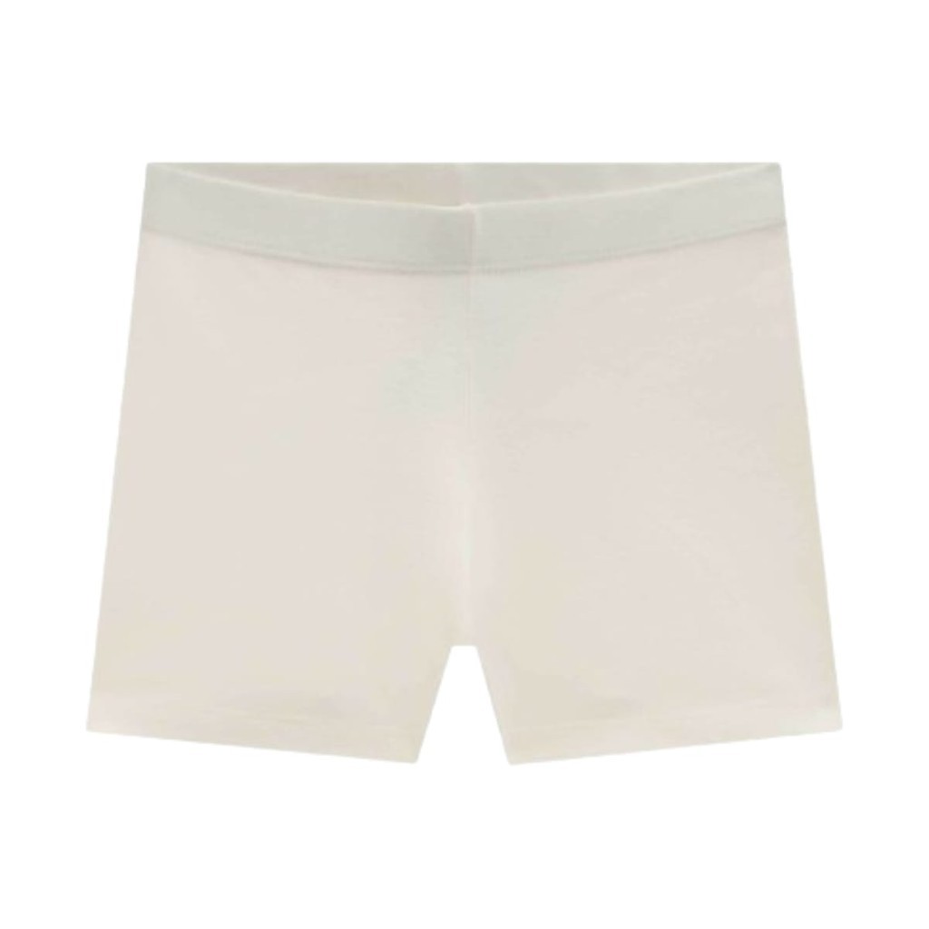 Shorts Basic Infantil Feminino em Cotton  Cor BEGE - Kukiê