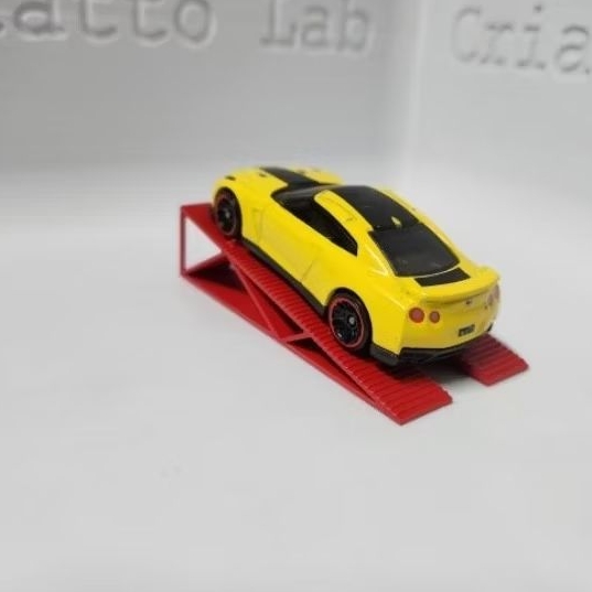 Rampa Automotiva 1:64 para Miniaturas Diecast Hot Wheels Mini GT Diorama