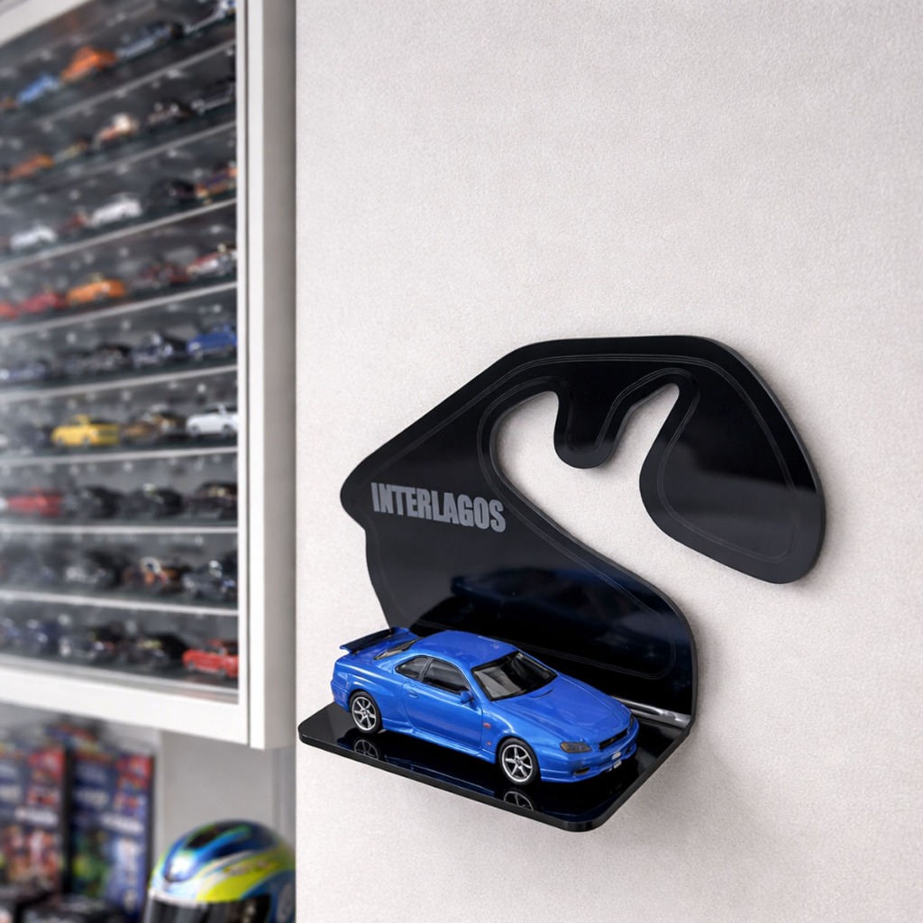 Suporte para Carrinho Hot Wheels Mini Gt Parede Decoração Diecast